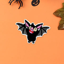 Halloween Bat Iron On Patch