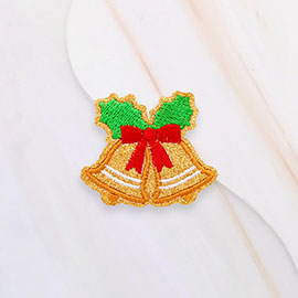Christmas Bell Iron On Patch
