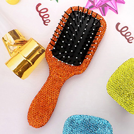 Rhinestone Pave Hair Brush