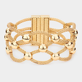 Lattice Metal Mesh Bracelet