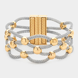 Lattice Metal Mesh Bracelet