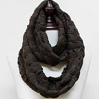 Acrylic Knit Infinity Scarf
