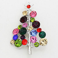 Christmas Tree Pin Brooch