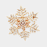 Snowflake Pin Brooch