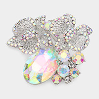 Butterfly Crystal Pin Brooch