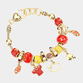 WASHINGTON State Game Day Multi-Bead Bracelet