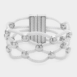 Lattice Metal Mesh Bracelet