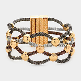 Lattice Metal Mesh Bracelet