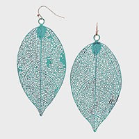 Leaf Metal Earrings