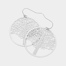Filigree Tree of Life Dangle Earrings