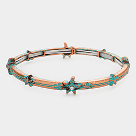 Crystal Detail Starfish Stretch Bracelet