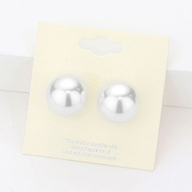 16mm Pearl stud earrings