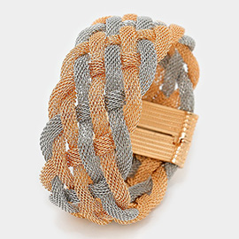 Braided Metal Mesh Magnetic Bracelet