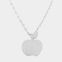 Apple pendant necklace
