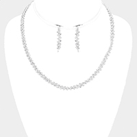 Pave Crystal Rhinestone Necklace