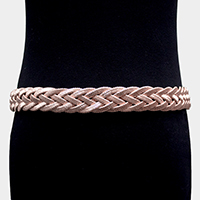 Shimmery Braid Cord Belt