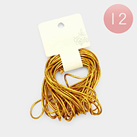 Gold Cord Stretch Hair Loops