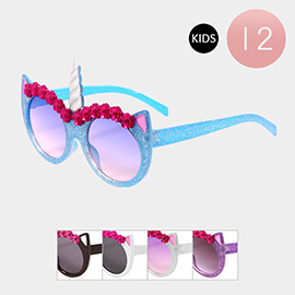 12PCS - Cute Unicorn Kids Sunglasses