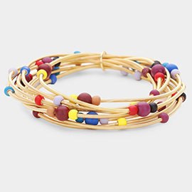 Colorful Ball Multi Stretch Bracelet