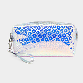 Leopard Hologram Pouch Bag