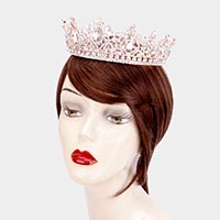 
Marquise Crystal Rhinestone Vine Pageant Crown Tiara