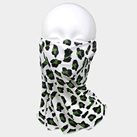 Leopard Print Face Tube Mask / Scarf