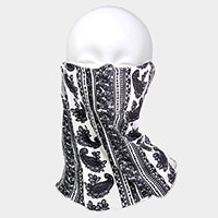 Paisley Print Seamless Face Tube Mask / Scarf