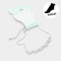 Metal Butterfly Link Anklet