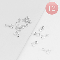 12PCS - Metal Pendant / Necklace Connectors