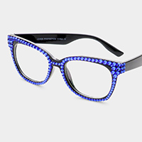 Stone Embellished UV Protection Optical Glasses
