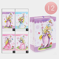 12PCS - Princess Print Gift Bags