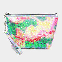 Colorful Glitter Sequin Cosmetic Pouch Bag