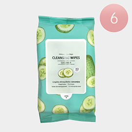 6PCS - Cucumber Cleansing Wipes