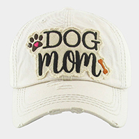 DOG mom Vintage Baseball Cap