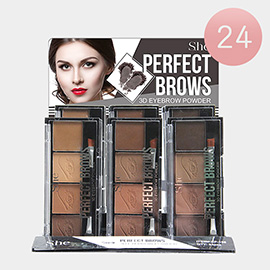 24PCS - Perfect Four Colors Eyebrows