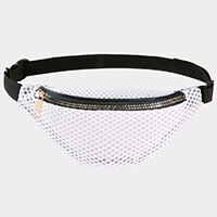 Solid Mesh Fanny Pack