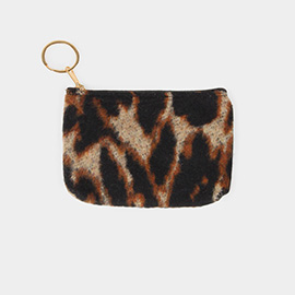 Leopard Patterned Coin / Card Purse