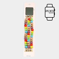 Apple Watch Shamballa Beaded Stretch Strap Band