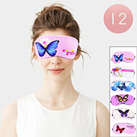 12PCS - Butterfly Printed Eye Masks