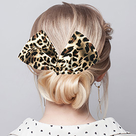 Leopard Patterned Deft Bun Maker Hair Band