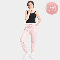 Leopard Patterned Loungewear Pants