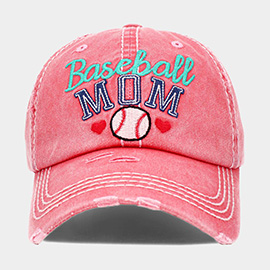 Baseball MOM Vintage Baseball Cap