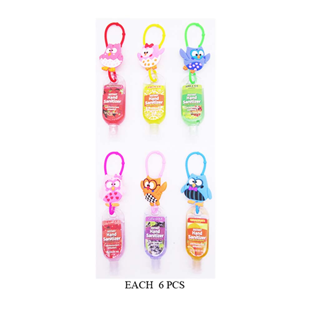 36PCS - Hand Sanitizer with Owl Silicone Holders