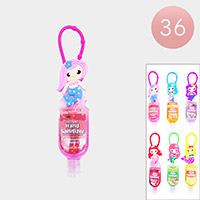 36PCS - Hand Sanitizer with Mermaid Silicone Holders