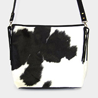 Cow Patterned Crossbody Bag