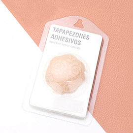 2PCS - Rose Flower Patterned Adhesive Breast Nipple Covers