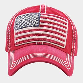 American USA Flag Vintage Baseball Cap