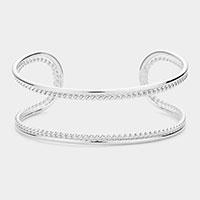Open Metal Cuff Bracelet