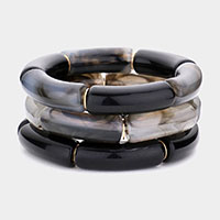 3PCS - Resin Stretch Bracelets