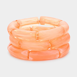 3PCS - Resin Stretch Bracelets